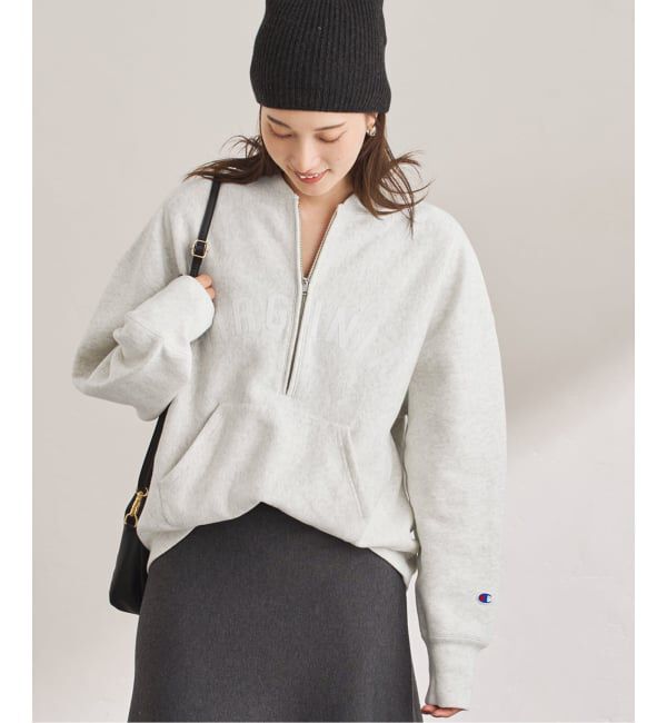 FRAMeWORK「Champion/チャンピオン 別注REVERSE WEAVE11.5OZロゴハーフジップ」|スウェット・ジャージ|