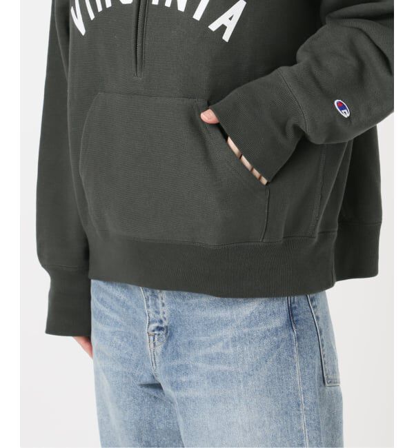 FRAMeWORK「Champion/チャンピオン 別注REVERSE WEAVE11.5OZロゴハーフジップ」|スウェット・ジャージ|