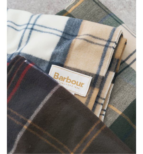 Spick and Span「Barbour/バブアー チェックマフラー」|マフラー|