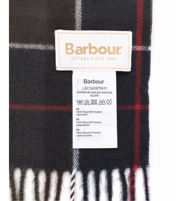 Spick and Span「Barbour/バブアー チェックマフラー」|マフラー|