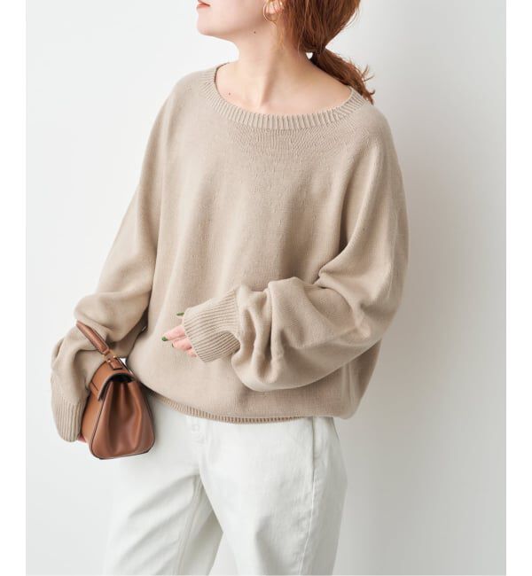 Spick and Span「《26SS 新作 / 予約》 ニュアンスコクーンバルキーニット」|ニット・セーター|