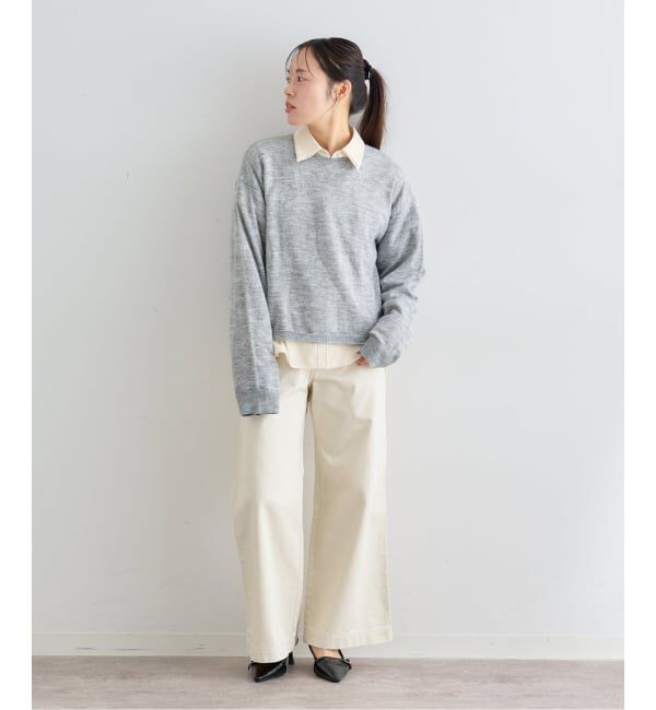 U by SPICK&SPAN「《予約》ダブルカラーシャツ」|シャツ・ブラウス|