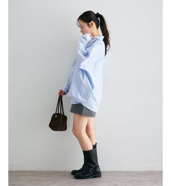 U by SPICK&SPAN「《予約》ダブルカラーシャツ」|シャツ・ブラウス|