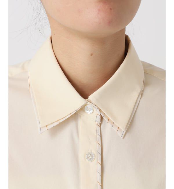 U by SPICK&SPAN「《予約》ダブルカラーシャツ」|シャツ・ブラウス|