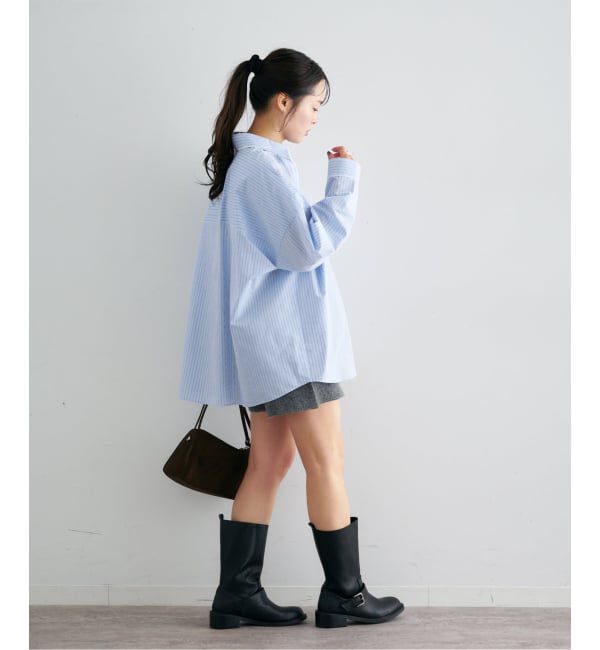 U by SPICK&SPAN「《予約》ダブルカラーシャツ」|シャツ・ブラウス|