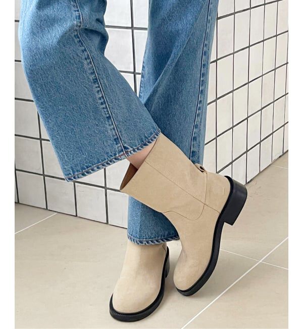  「《WEB限定》Le decore / ル デコレsuede ブーツ」|ロングブーツ|