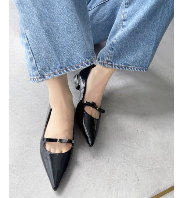  「ポインテッドストラップリボンフラット」|その他|