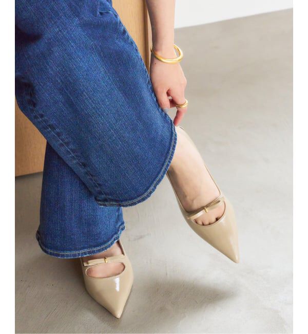  「ポインテッドストラップリボンフラット」|その他|