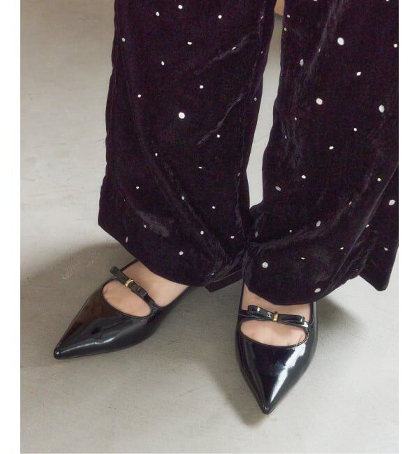  「ポインテッドストラップリボンフラット」|その他|