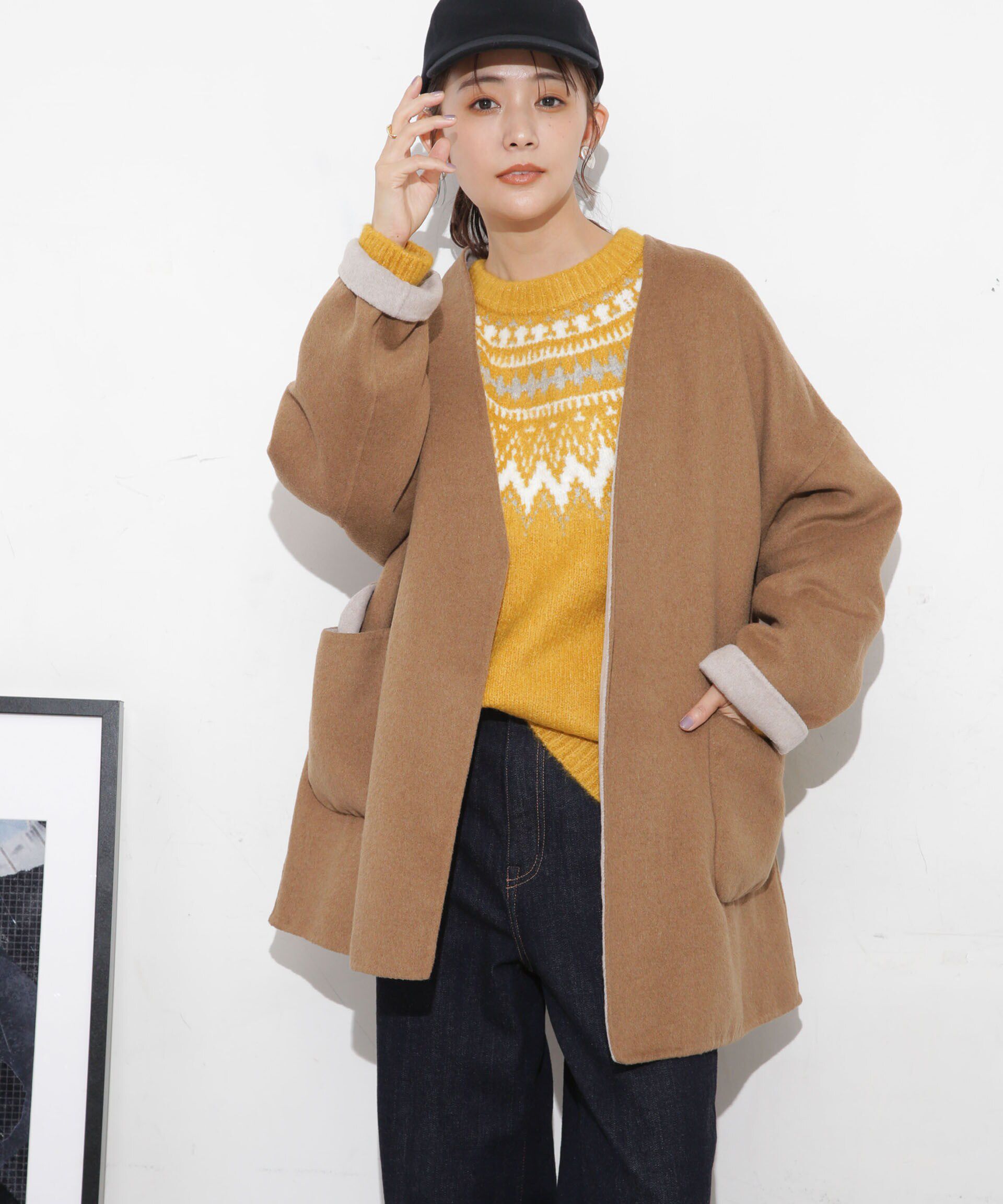 nano･universe「リバーガウンショートコート」|その他|