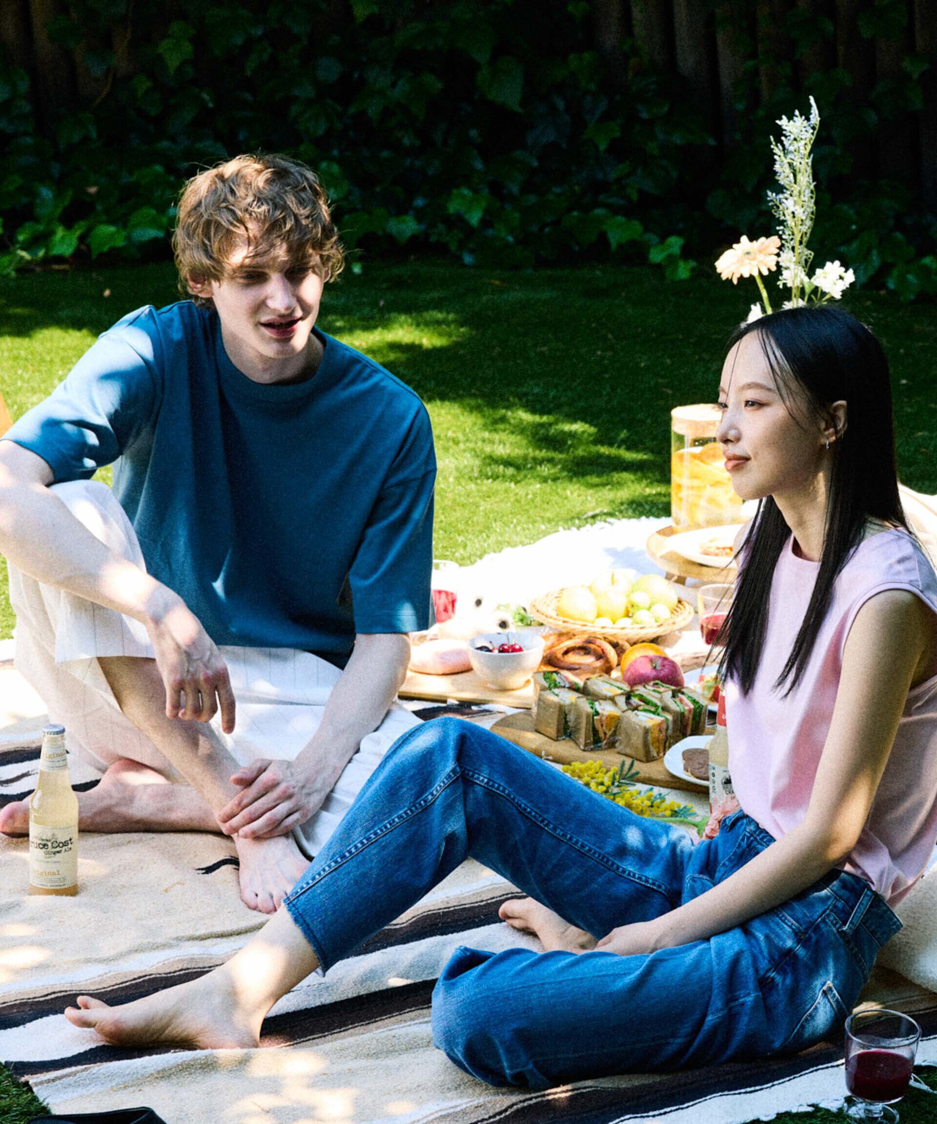 nano･universe「Anti Soaked(R)汗染み防止 クルーネックビッグT」|Tシャツ・カットソー|