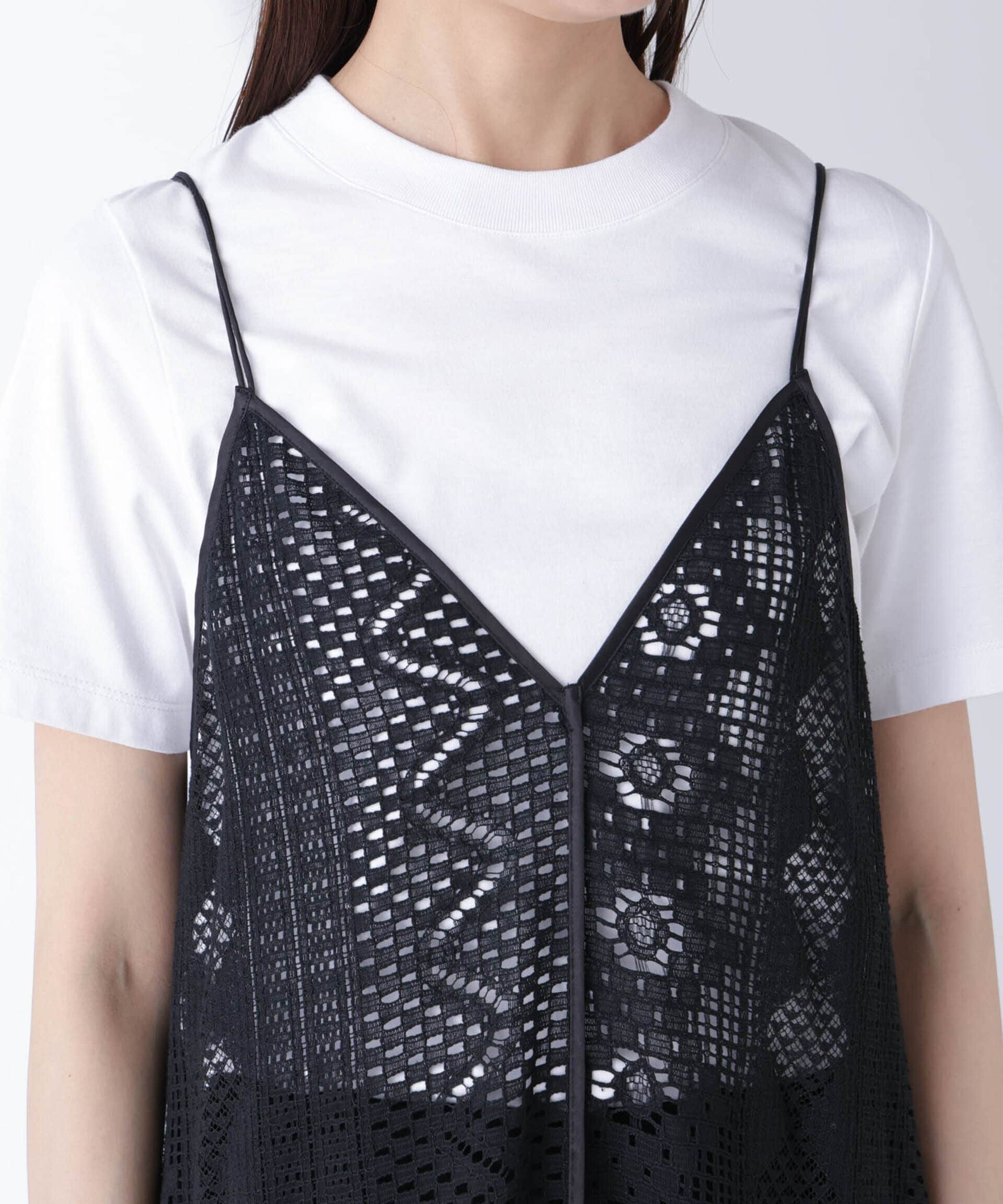 nano･universe「総レースキャミソールワンピース」|ワンピース|