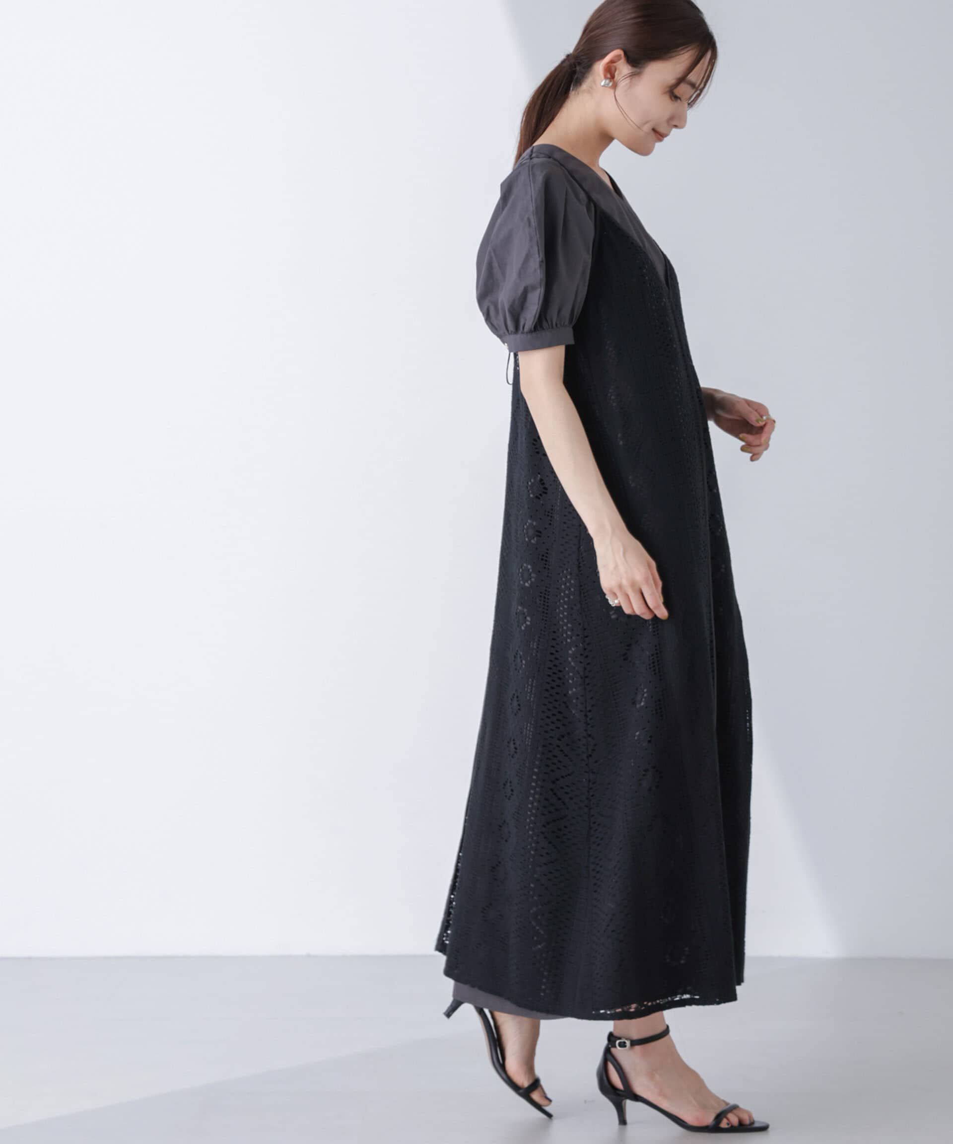 nano･universe「総レースキャミソールワンピース」|ワンピース|