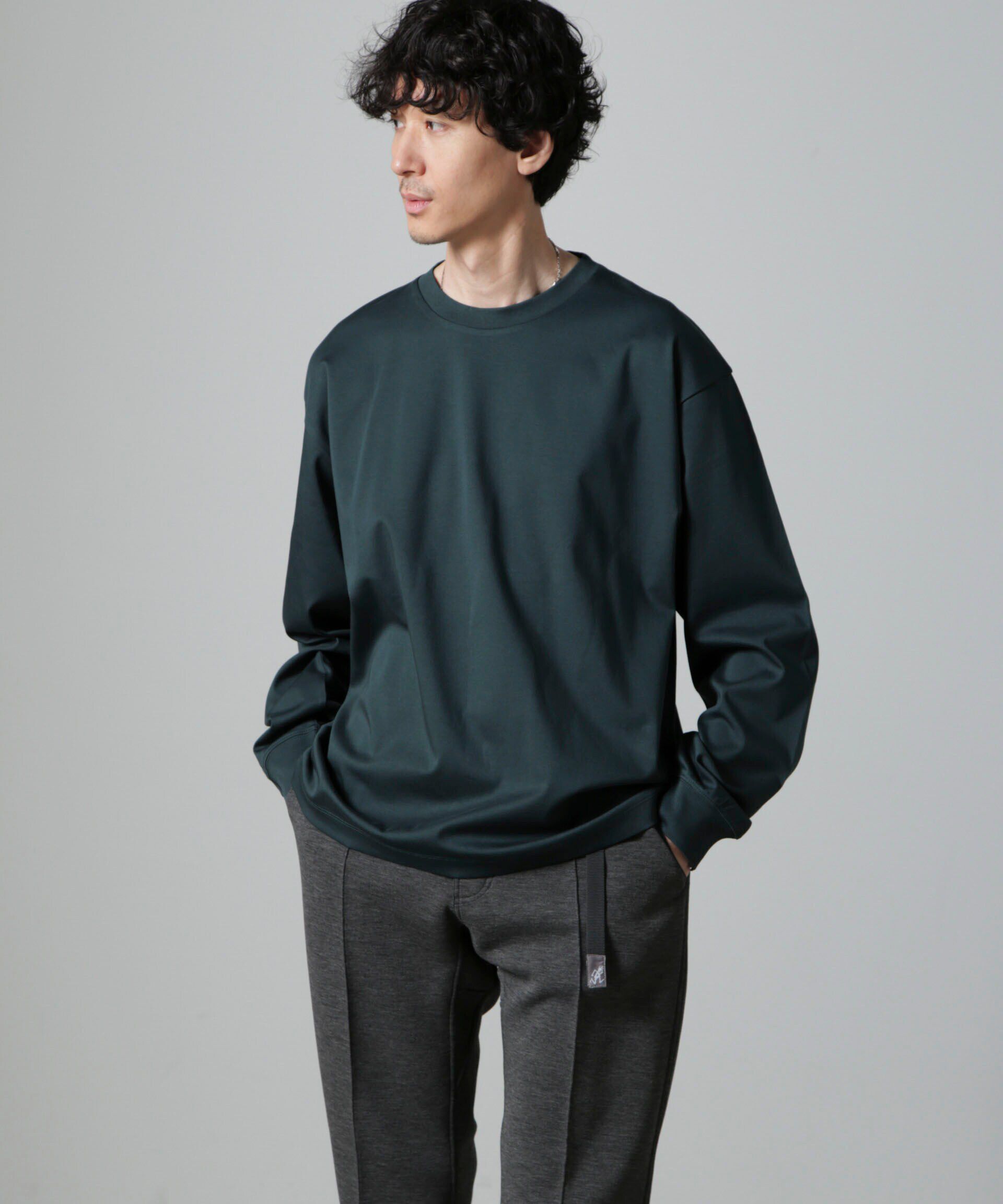 nano･universe「アンチスメル BIG クルーネックTシャツ 長袖」|Tシャツ・カットソー|