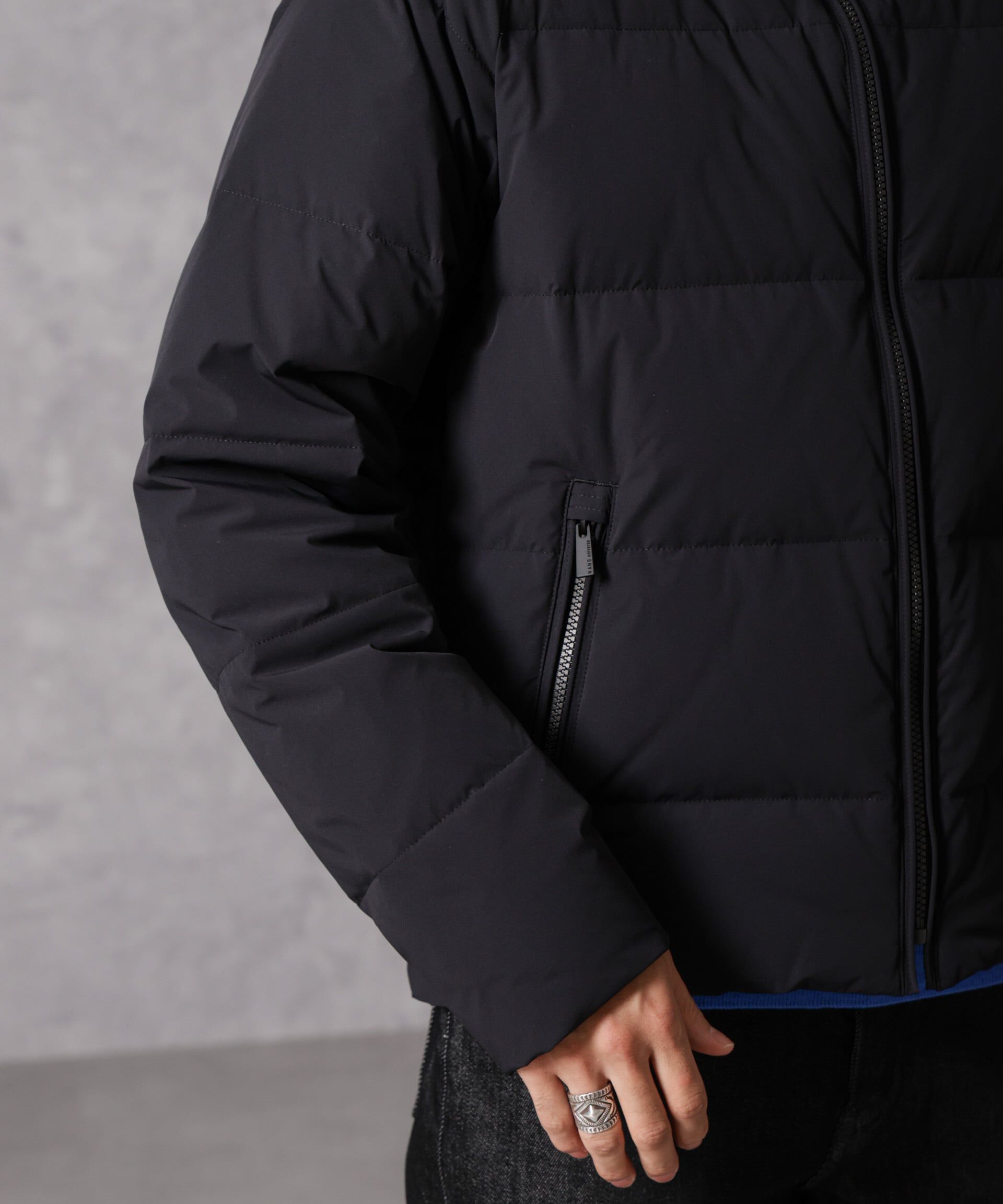 nano･universe「「西川ダウン(R)」スポーティースタンドダウン」|ダウン|