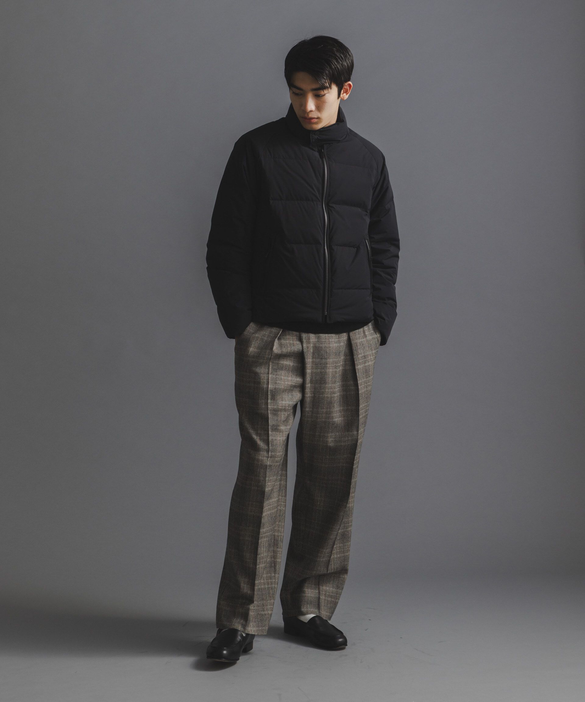 nano･universe「「西川ダウン(R)」スポーティースタンドダウン」|ダウン|