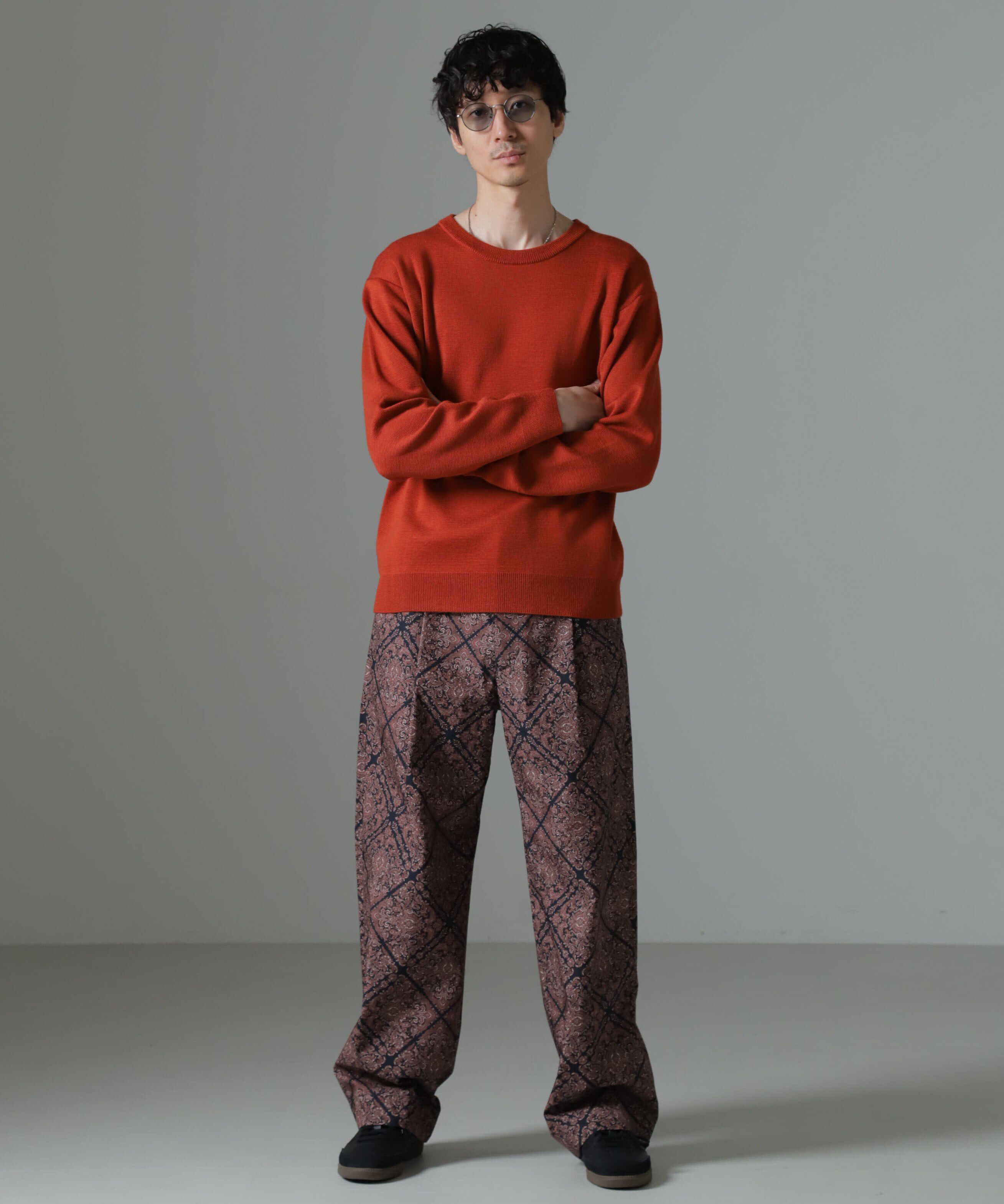 nano･universe「オリジナルパターンイージーパンツ」|チノ|