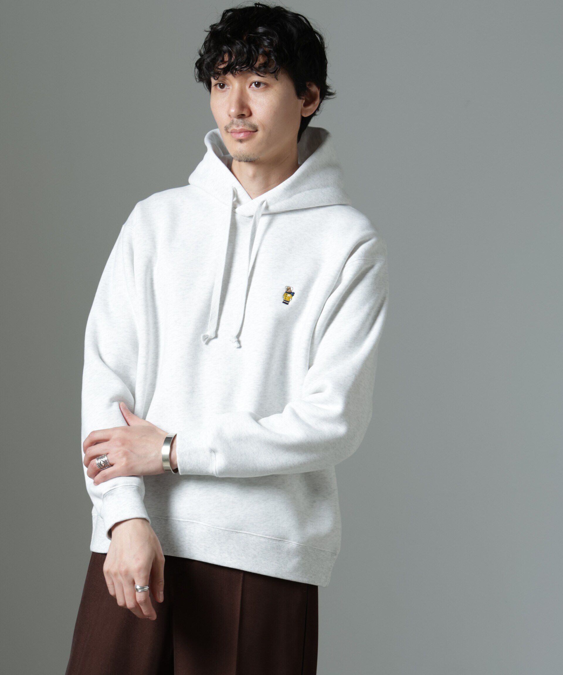 nano･universe「ナノベア 裏起毛フーディー 長袖 2」|Tシャツ・カットソー|