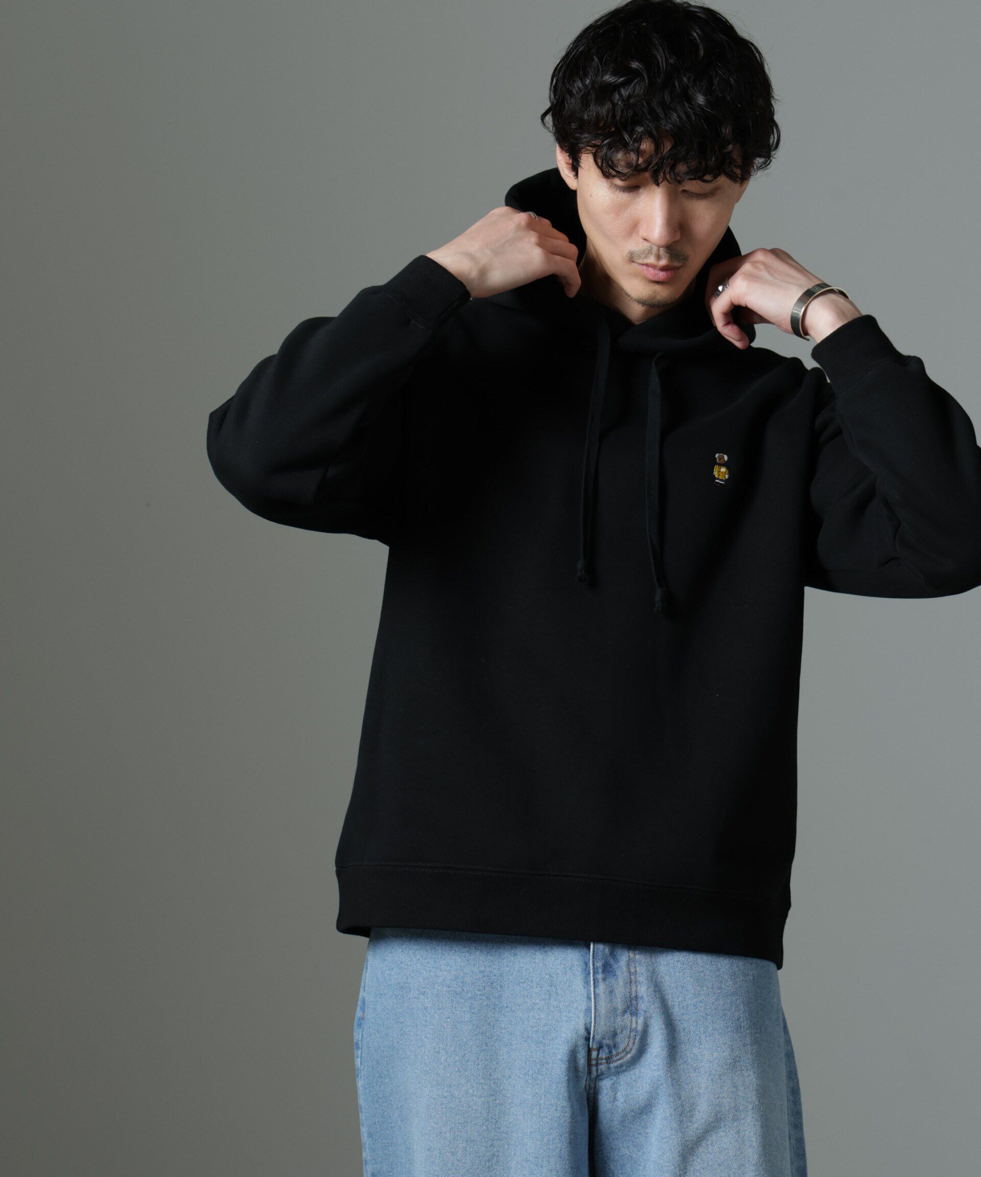 nano･universe「ナノベア 裏起毛フーディー 長袖 2」|Tシャツ・カットソー|