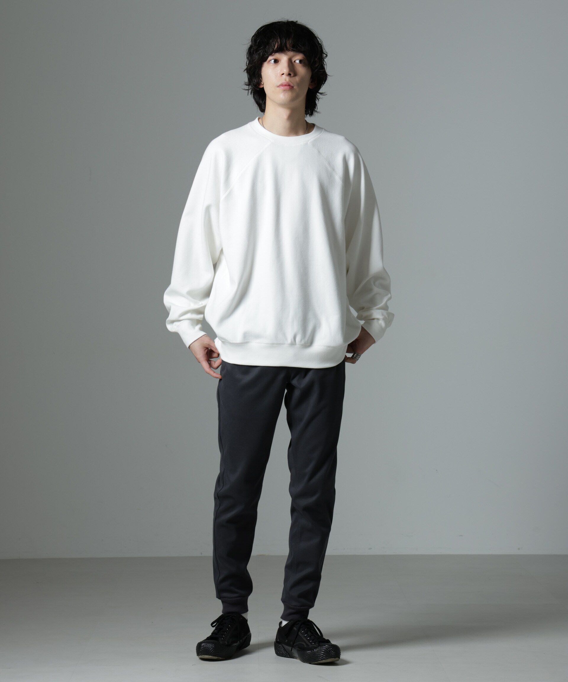 nano･universe「「MC」coveross(R)TECH WARM 裏起毛ツイル ジョガーパンツ」|チノ|