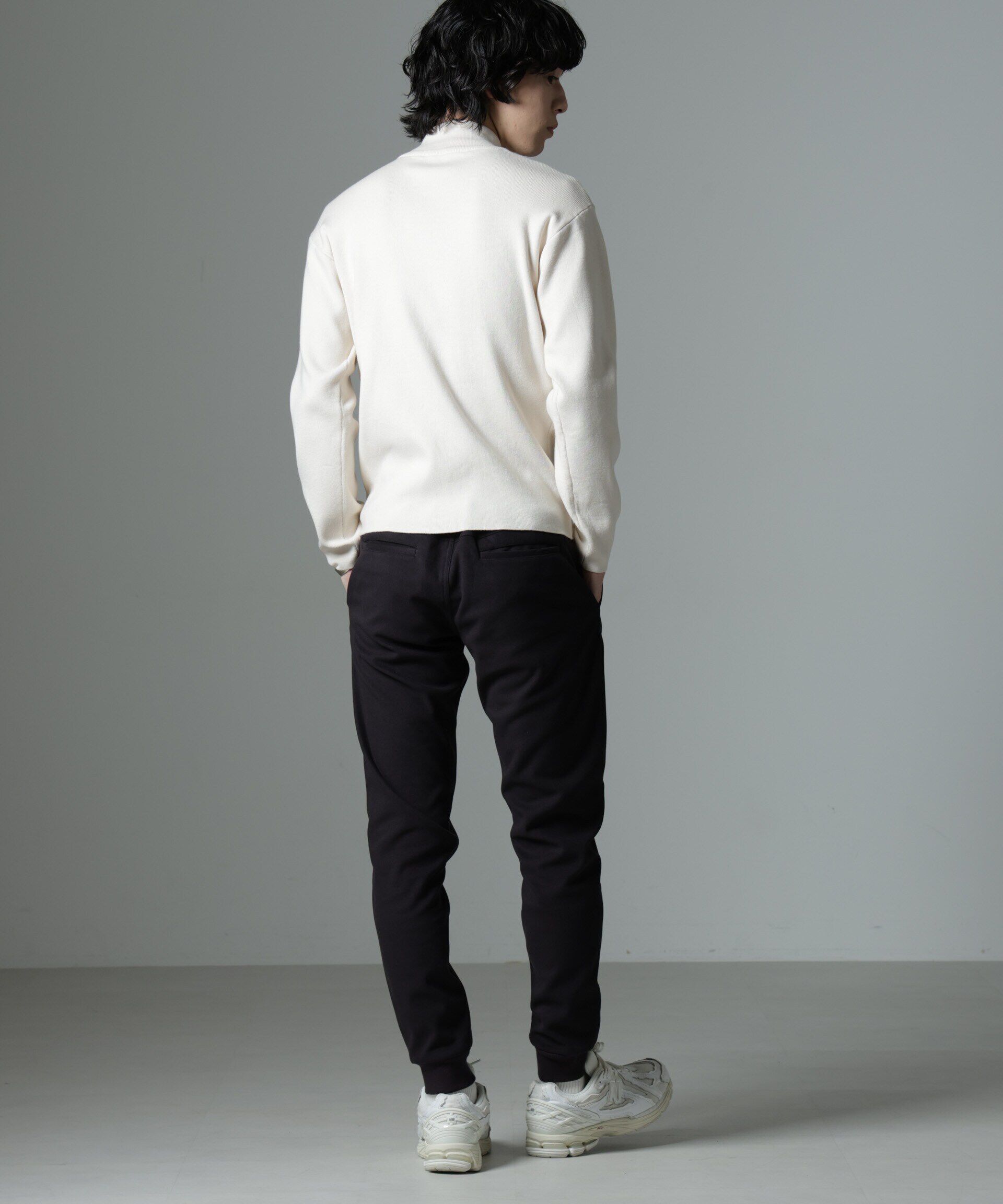 nano･universe「「MC」coveross(R)TECH WARM 裏起毛ツイル ジョガーパンツ」|チノ|