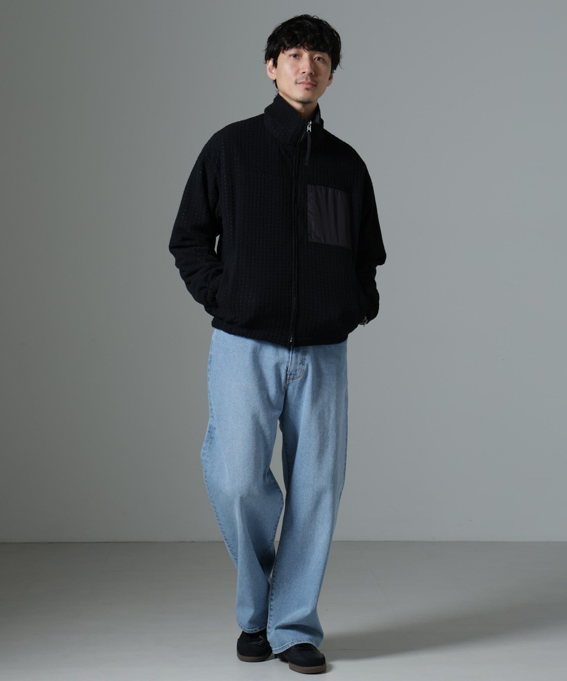 nano･universe「｢MC｣coveross(R)TECH WARM リバーシブル スタンドブルゾン」|ブルゾン・スタジャン|