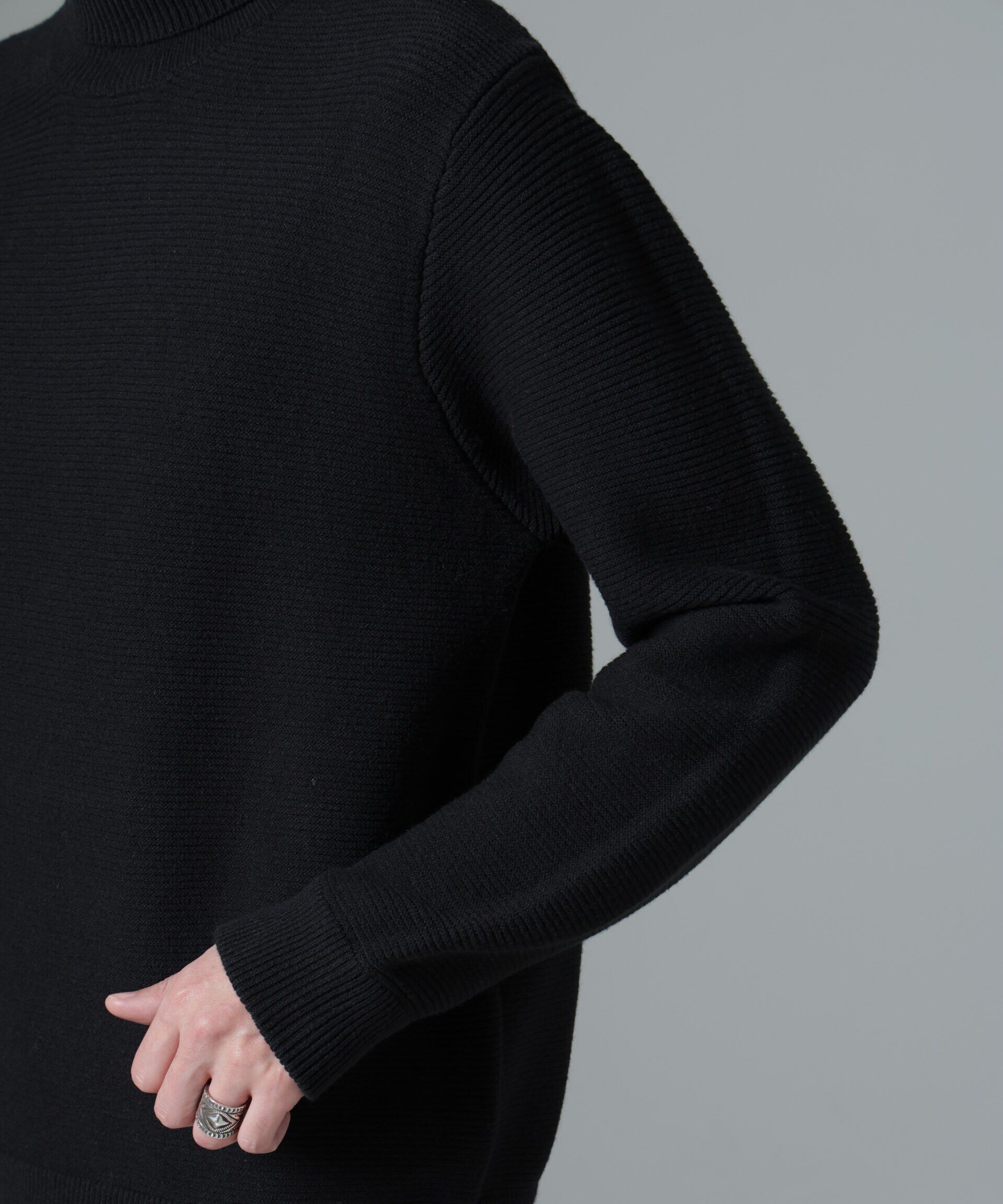 nano･universe「MIXガーターニット」|ニット・セーター|