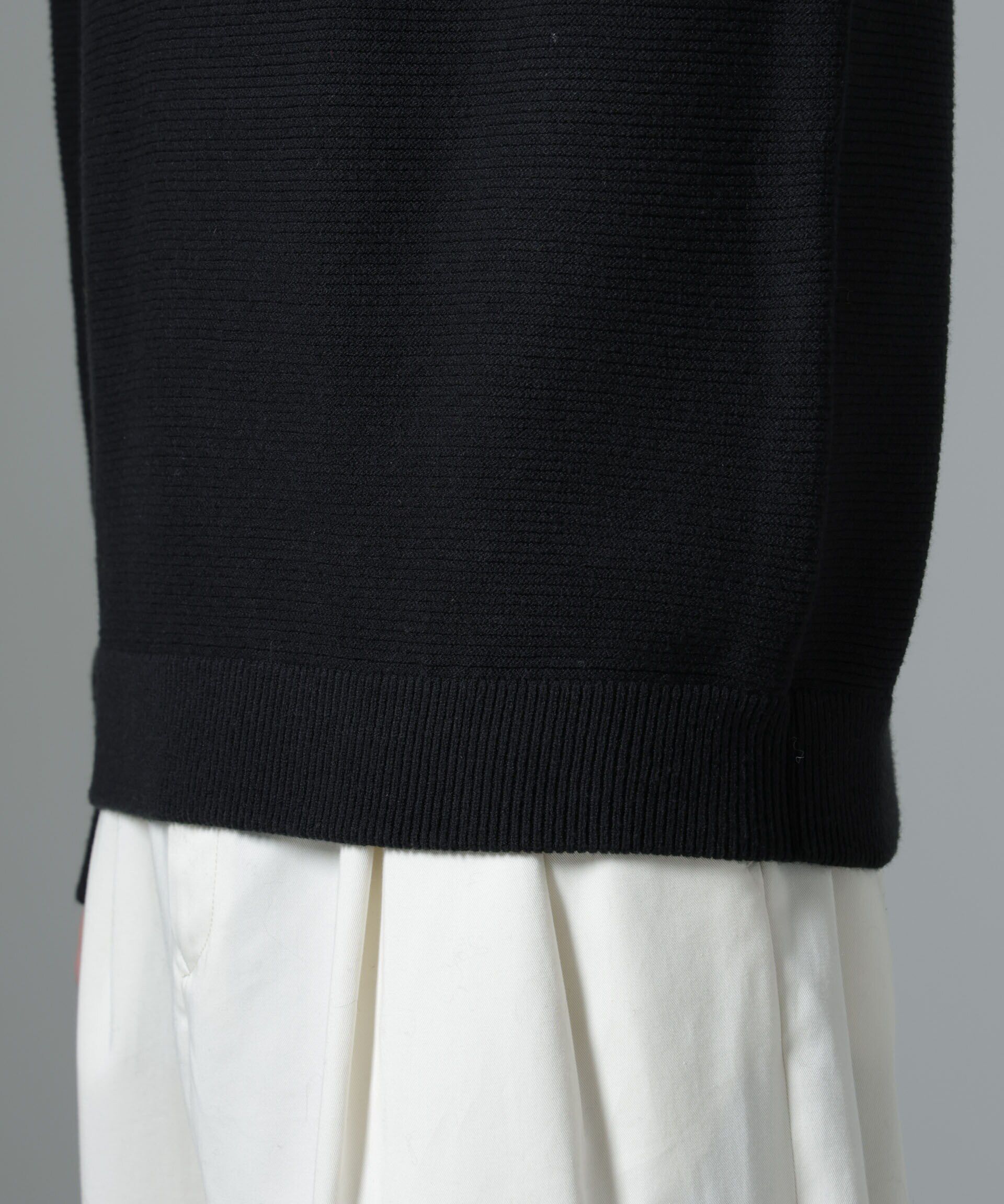 nano･universe「MIXガーターニット」|ニット・セーター|