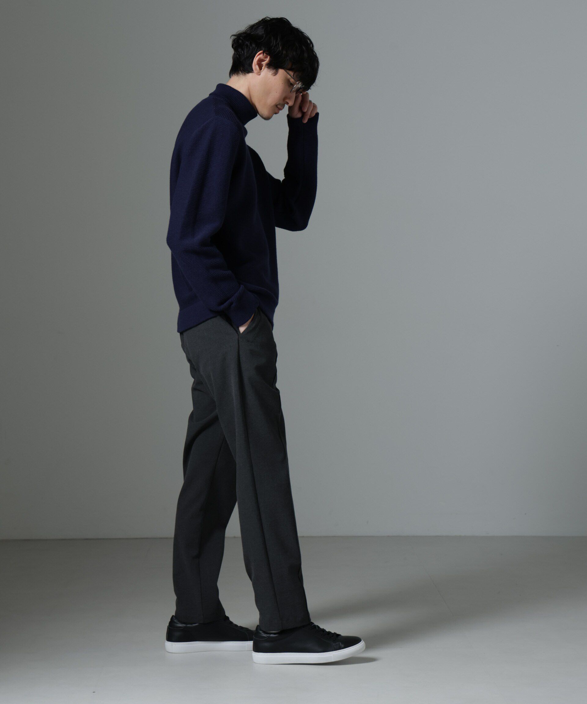 nano･universe「MIXガーターニット」|ニット・セーター|