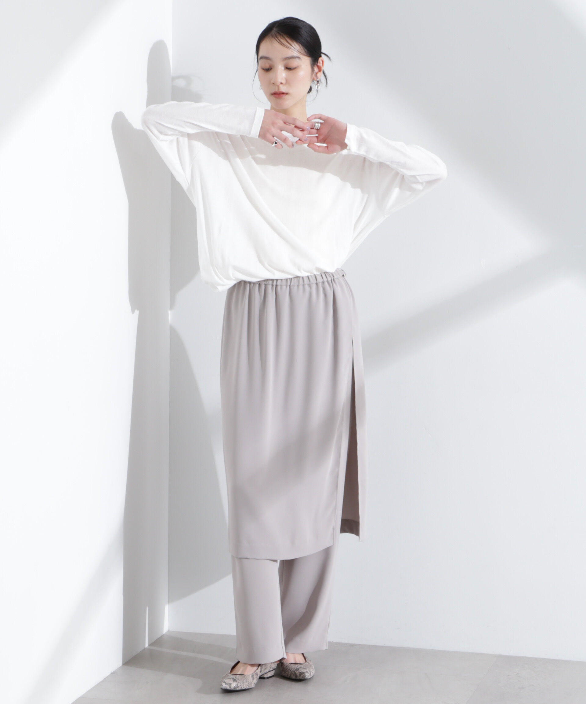 nano･universe「Robert P. Miller/Light Prib Crew L/S tee」|Tシャツ・カットソー|