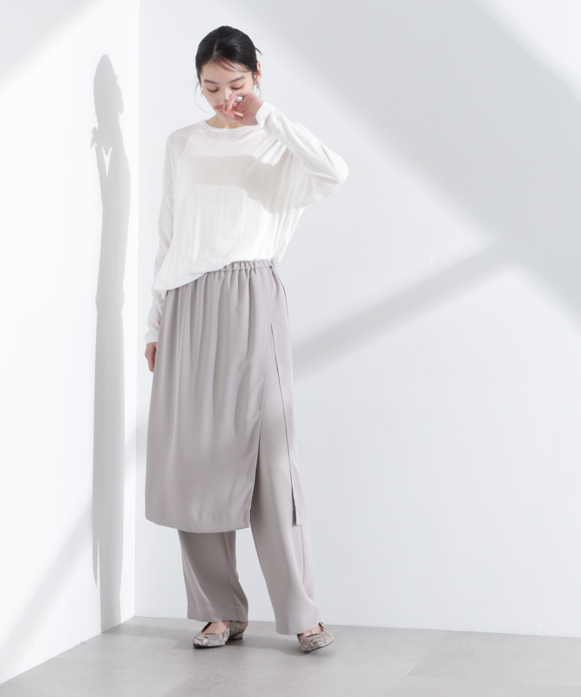 nano･universe「Robert P. Miller/Light Prib Crew L/S tee」|Tシャツ・カットソー|