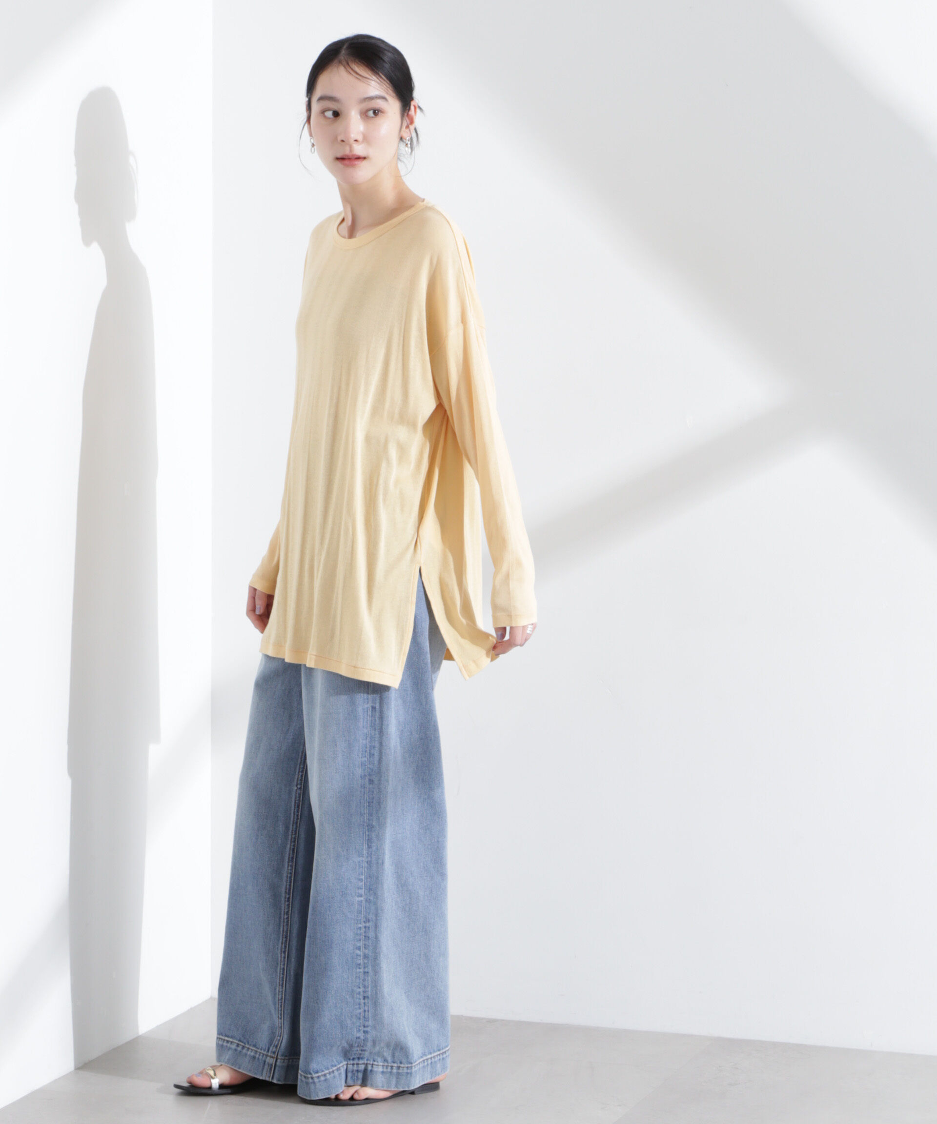 nano･universe「Robert P. Miller/Light Prib Crew L/S tee」|Tシャツ・カットソー|