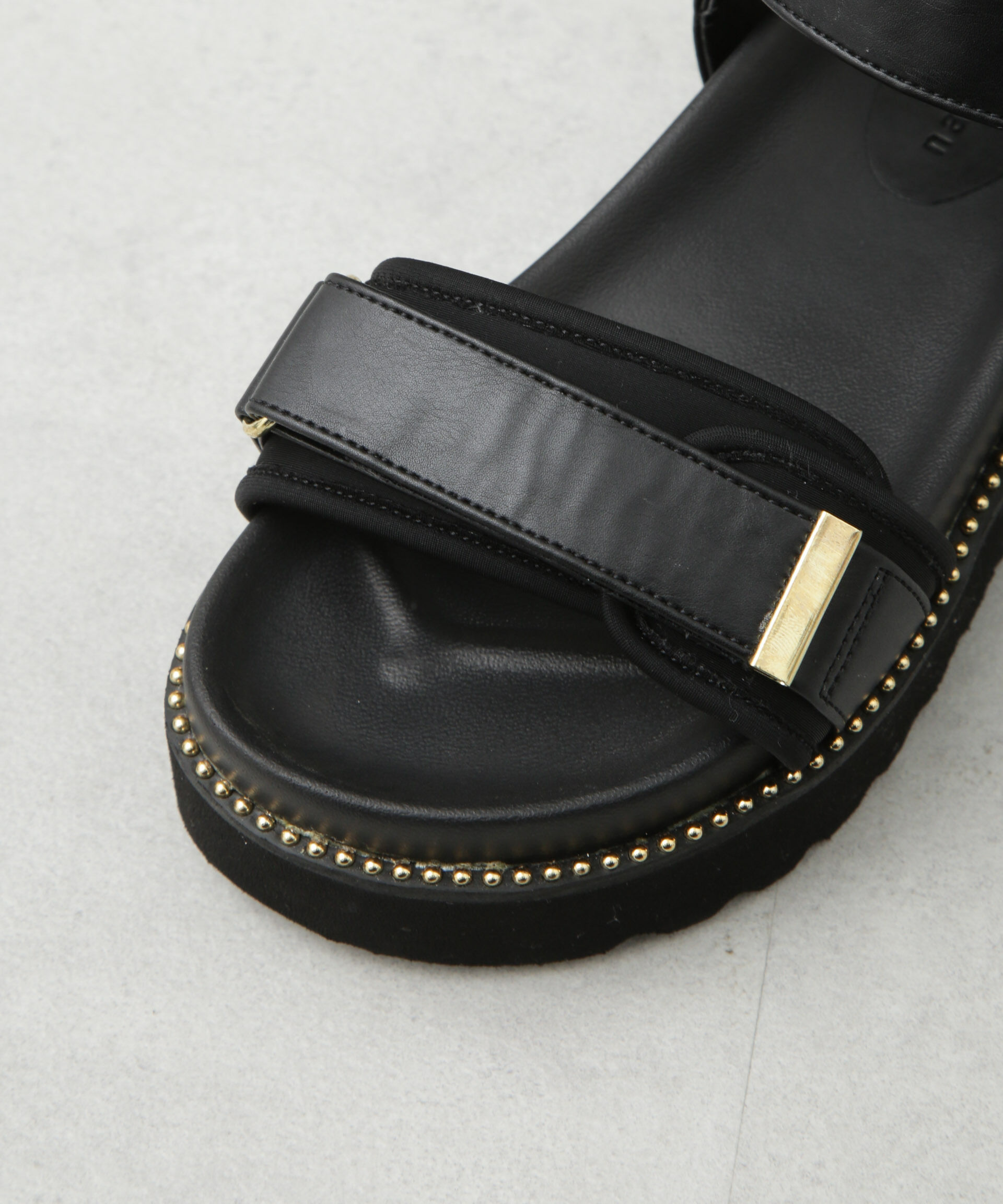 nano･universe「ベルトプラットフォームサンダル」|ビジネス・ドレスシューズ|