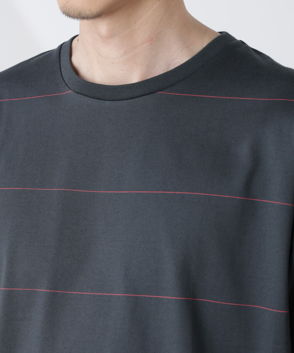 nano･universe「パネルボーダーTシャツ 半袖」|Tシャツ・カットソー|