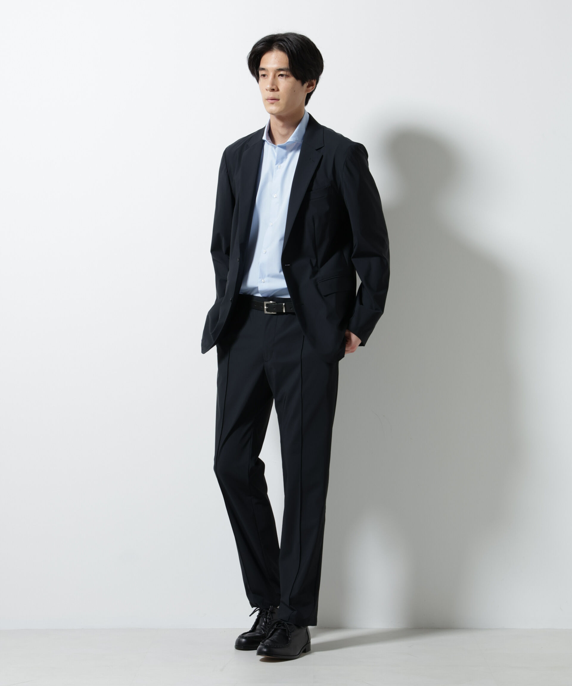 nano･universe「｢N JACKET PREMIUM｣ｸｰﾙﾀｯﾁ4WAYｽﾄﾚｯﾁｼﾞｬｹｯﾄ撥水(ｾｯﾄｱｯ 」|スーツ|