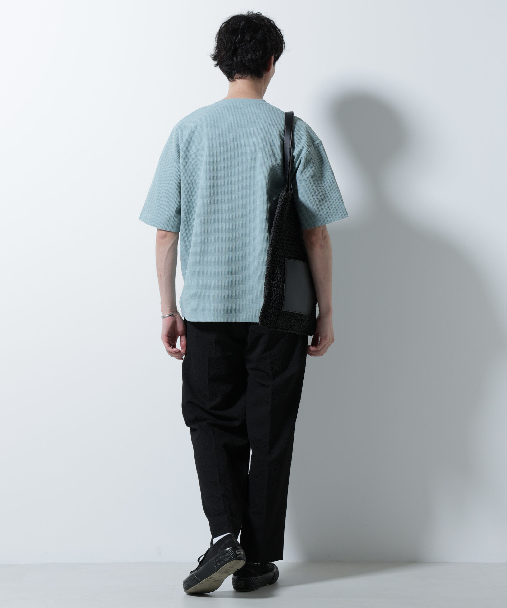 nano･universe「ドライソフトワッフルTシャツ 半袖」|Tシャツ・カットソー|