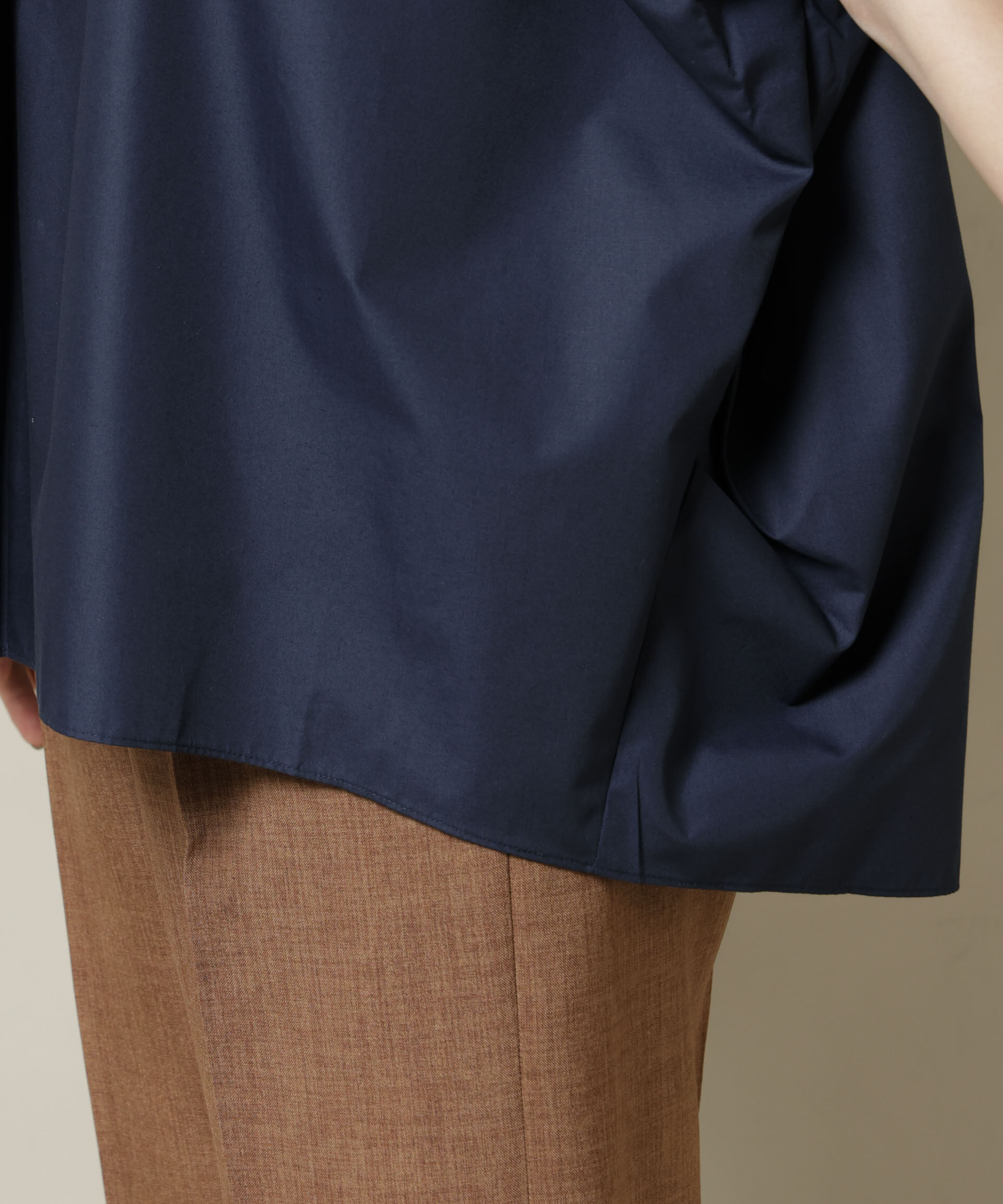 nano･universe「ドルマンワイドスキッパーブラウス」|シャツ・ブラウス|