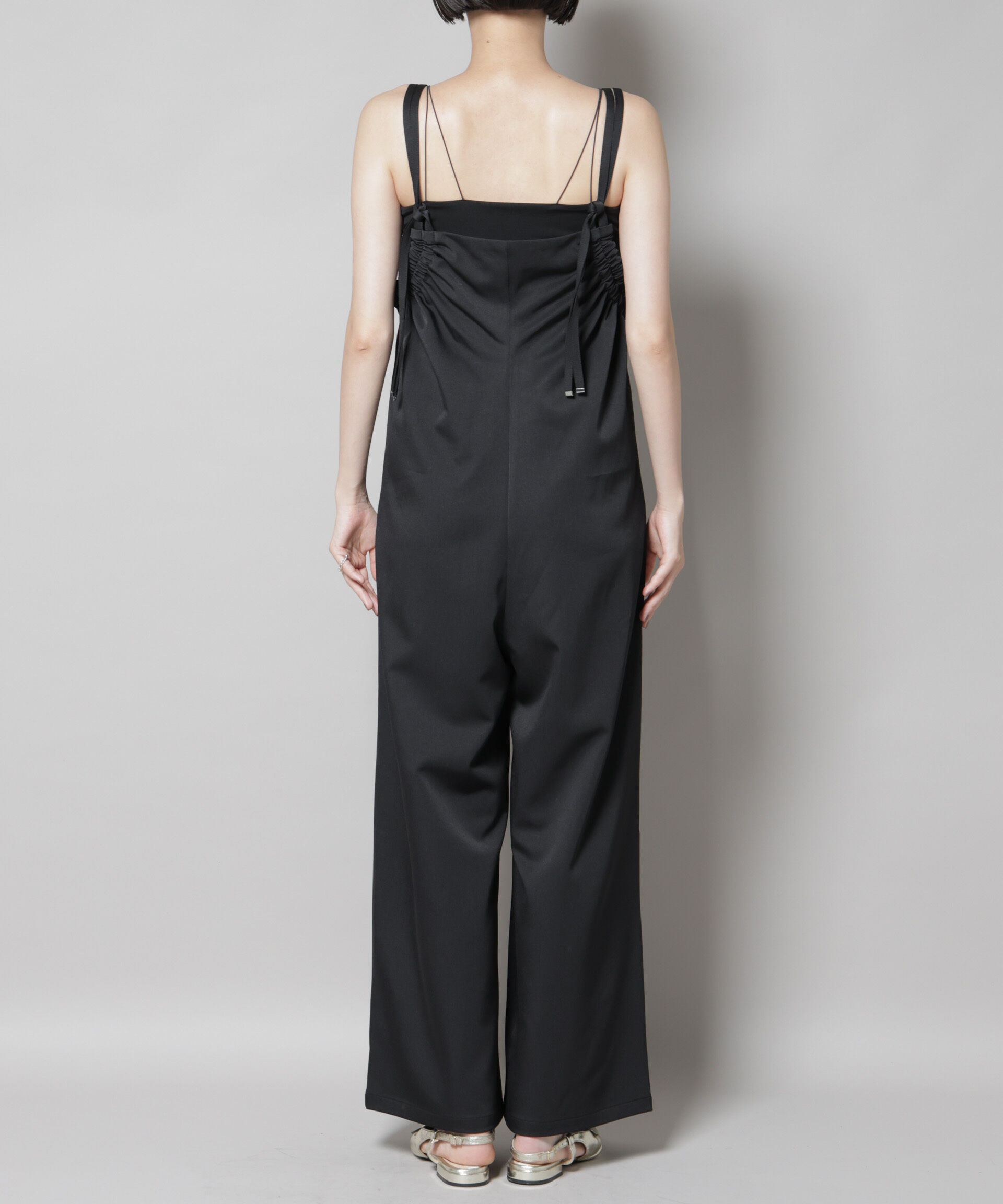 nano･universe「ギャザーデザインサロペットパンツ」|ワンピース|