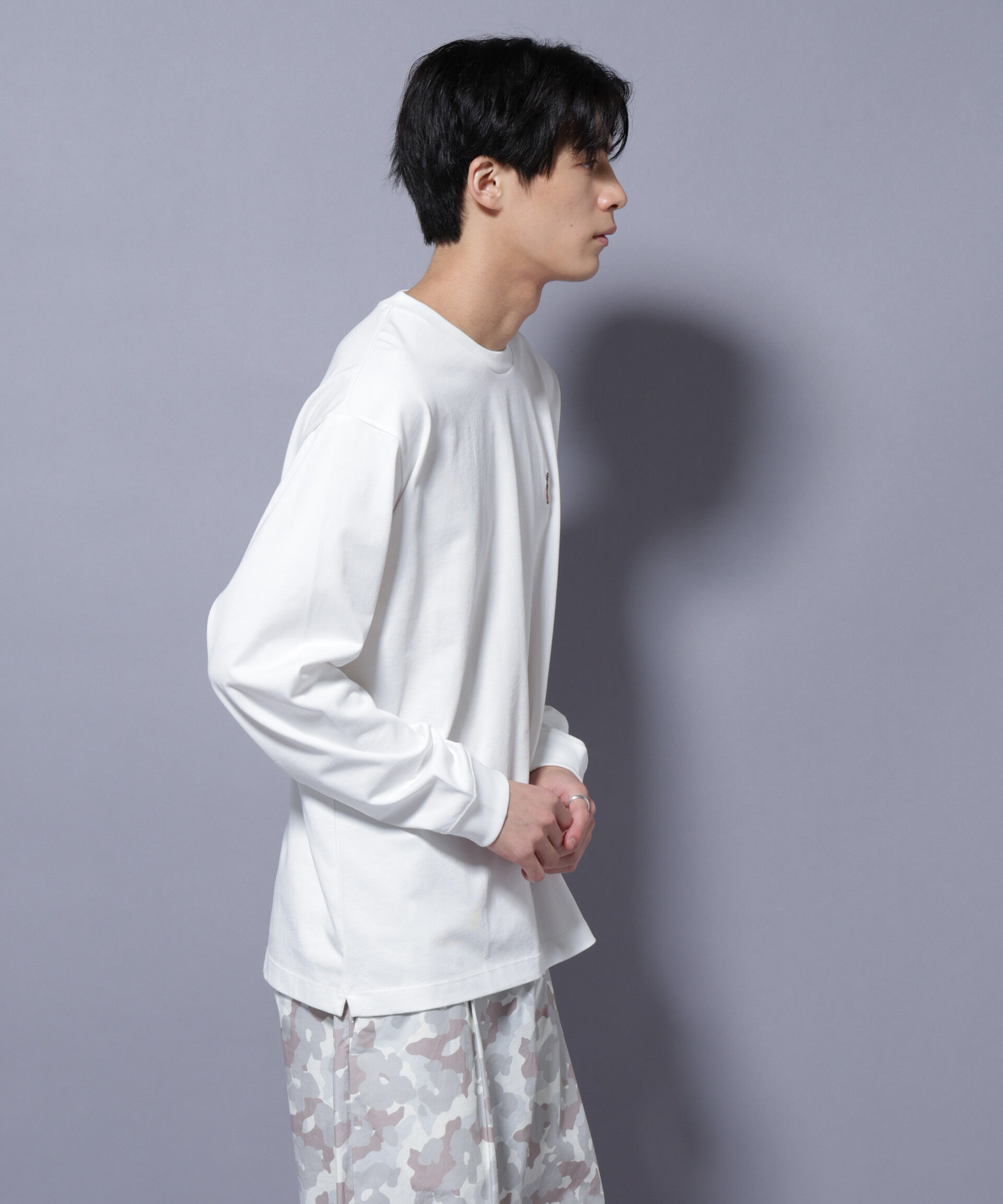 nano･universe「ナノベア Tシャツ 長袖 working」|Tシャツ・カットソー|