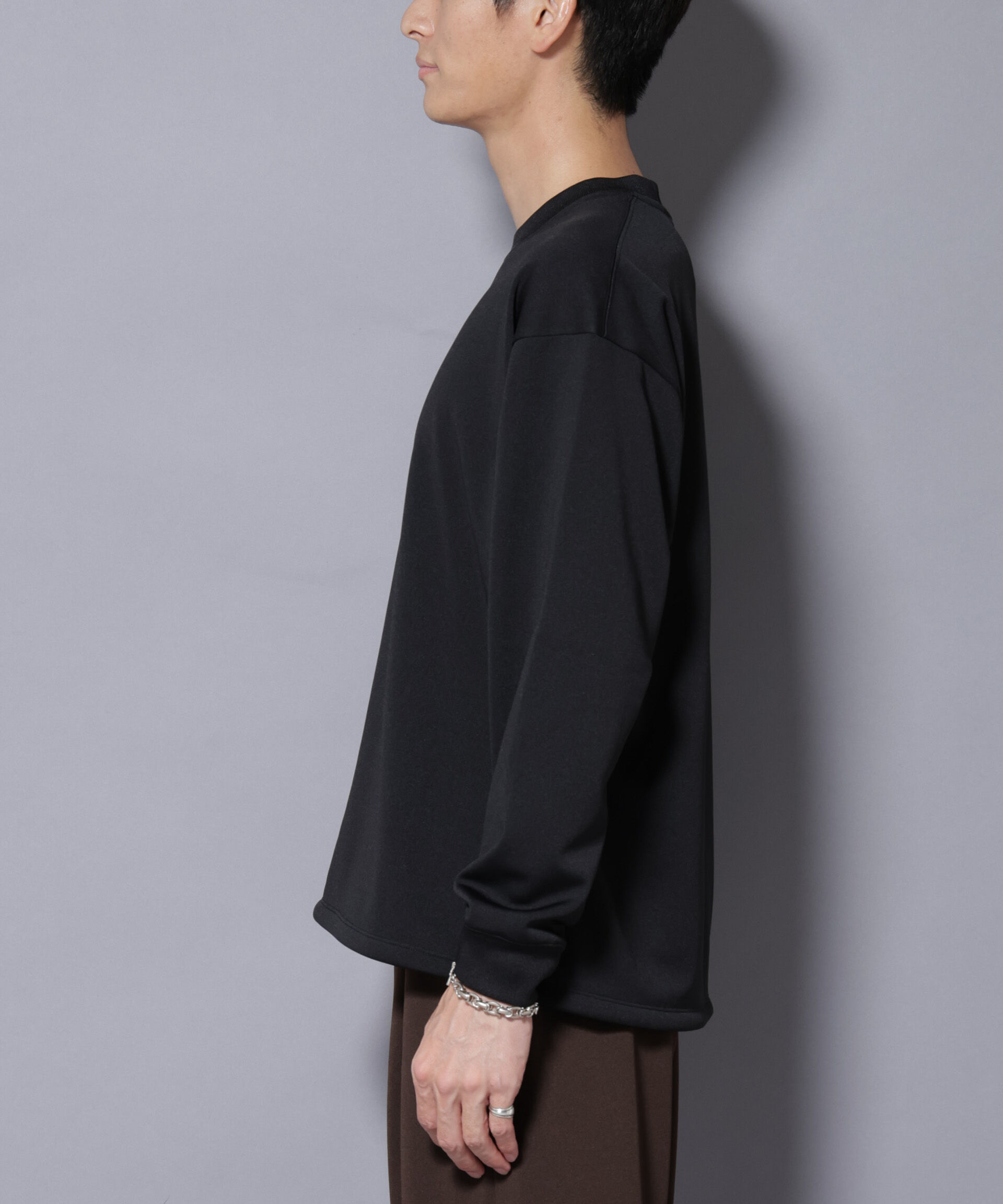 nano･universe「｢MC｣coveross(R)  フリースボンディングクルーネック」|Tシャツ・カットソー|