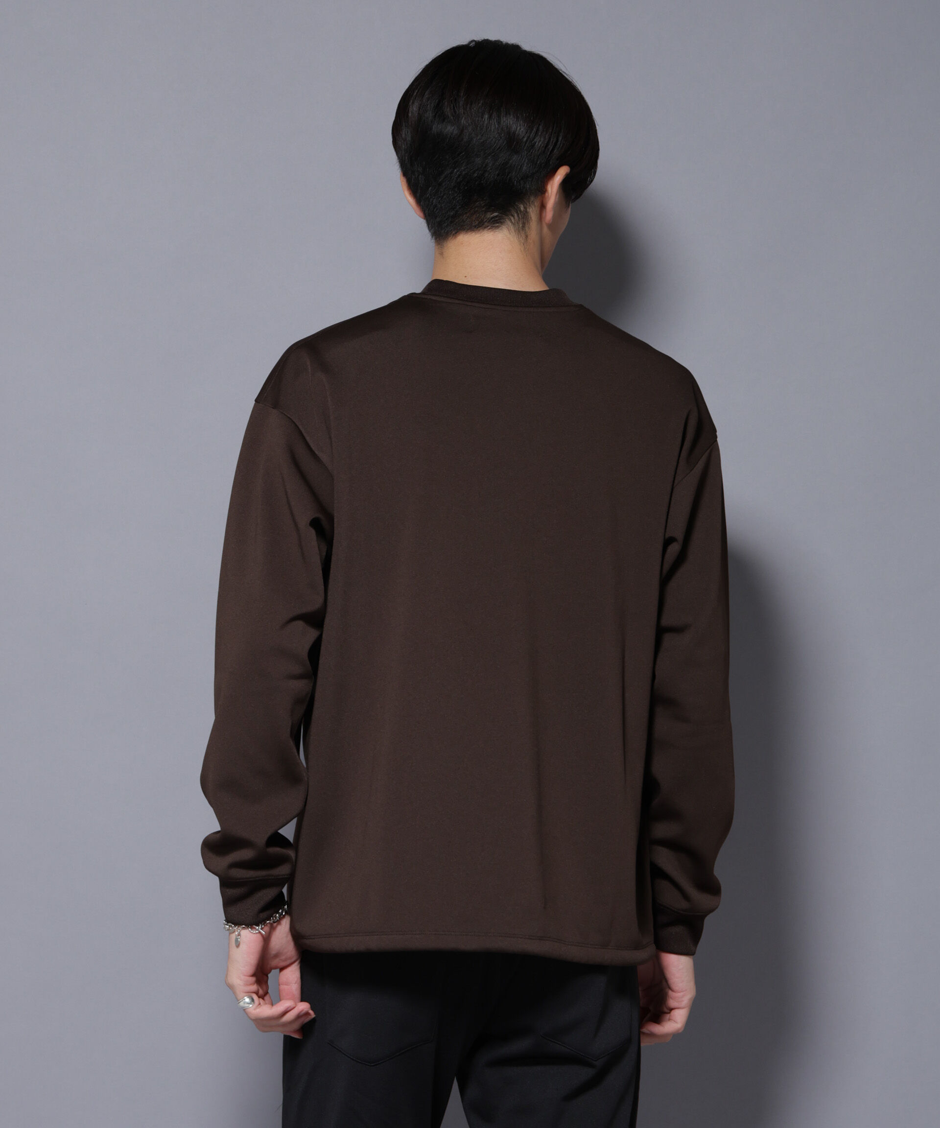 nano･universe「｢MC｣coveross(R)  フリースボンディングクルーネック」|Tシャツ・カットソー|