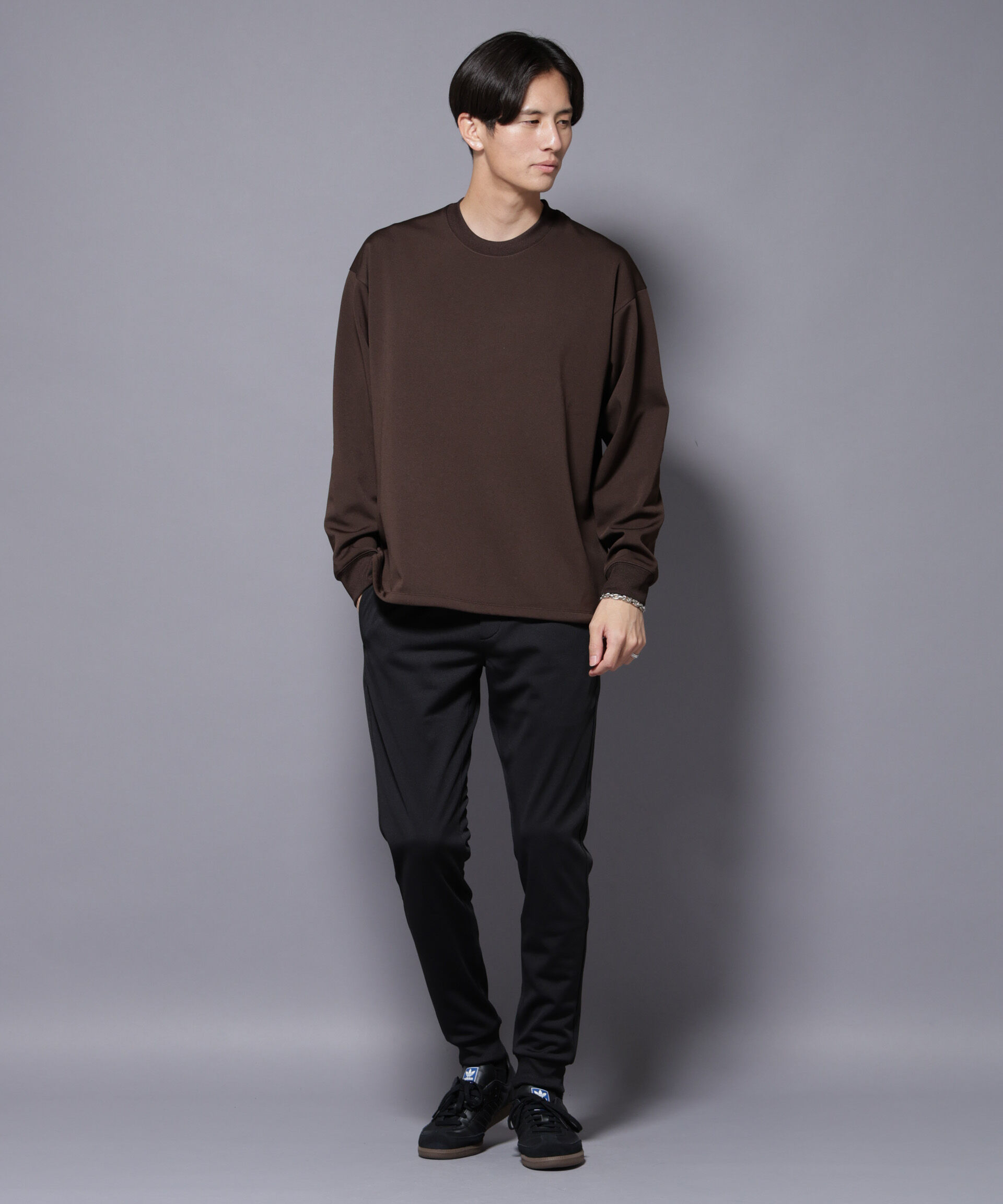 nano･universe「｢MC｣coveross(R)  フリースボンディングクルーネック」|Tシャツ・カットソー|