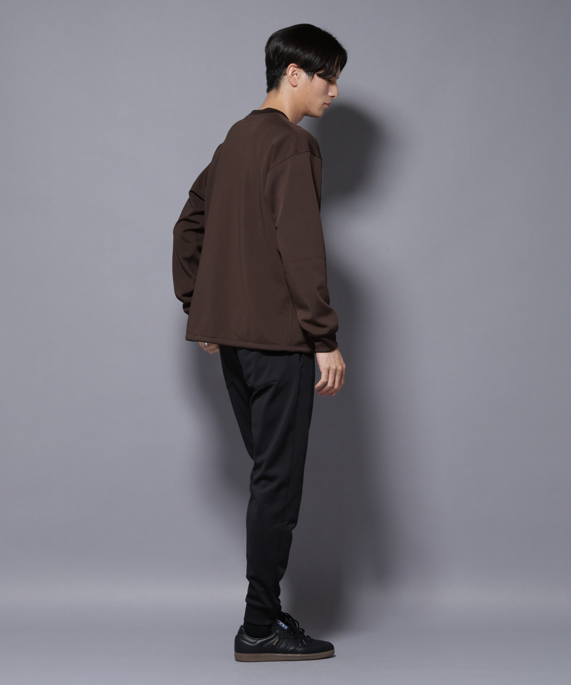 nano･universe「｢MC｣coveross(R)  フリースボンディングクルーネック」|Tシャツ・カットソー|