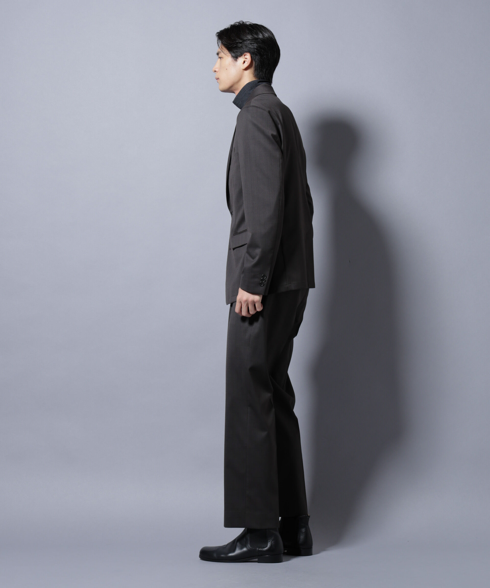 nano･universe「「Damerino Select」RENU(R)T/Wシャドーチェックパンツ（セットアップ可)」|スーツ|