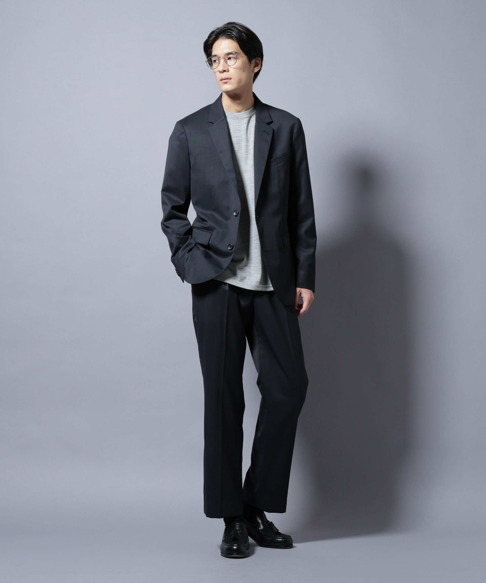 nano･universe「「Damerino Select」RENU(R)T/Wシャドーチェックパンツ（セットアップ可)」|スーツ|