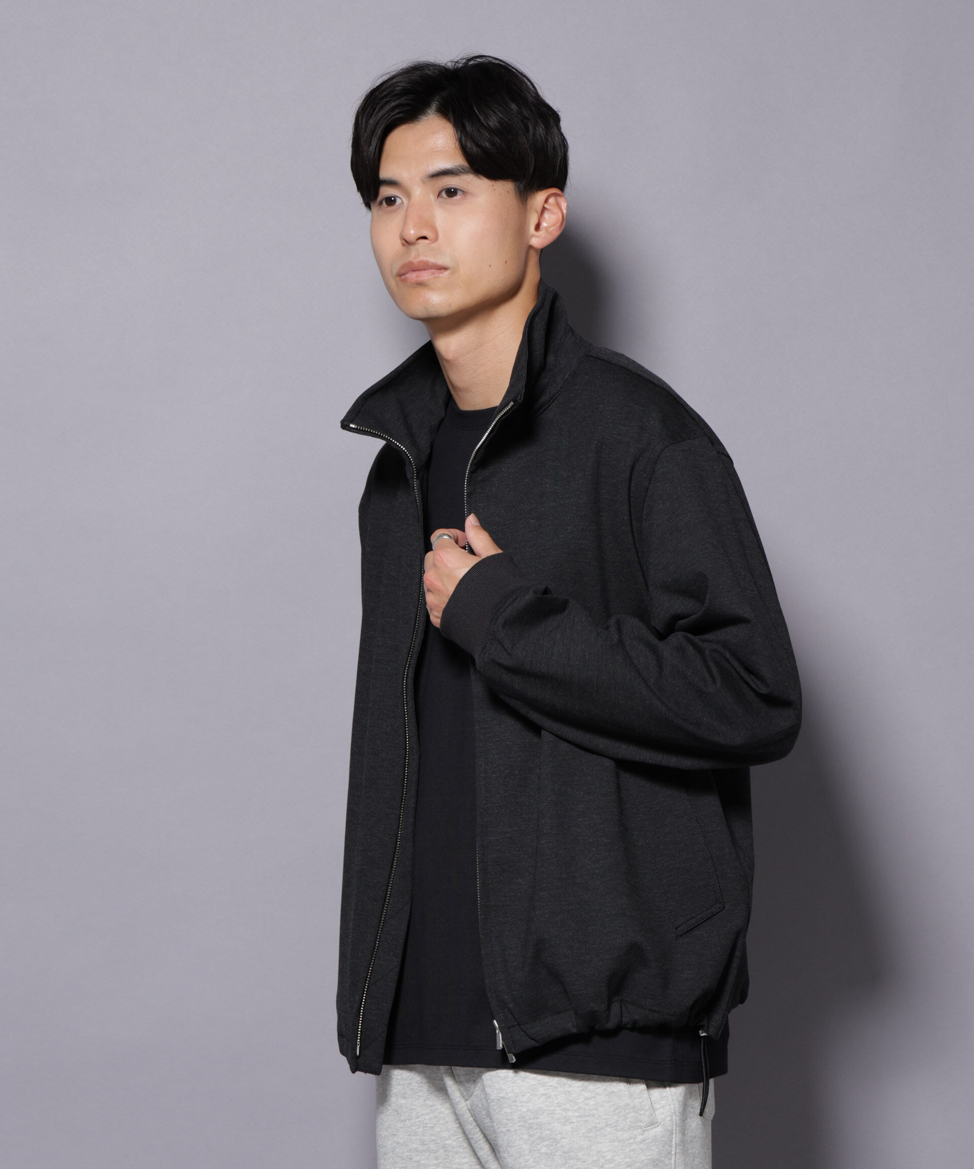 nano･universe「DELEGANTE TECH+ バルーンブルゾン」|ブルゾン・スタジャン|