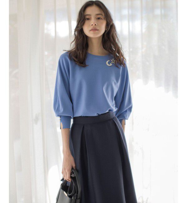 組曲「フラワーメタルドルマン ニット」|ニット・セーター|ブルー系