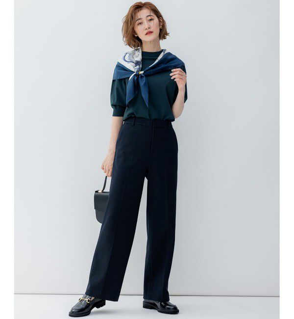 23区「【CLASSY.2月号掲載/洗える】TRストレッチギャバ ワイドパンツ」|その他|