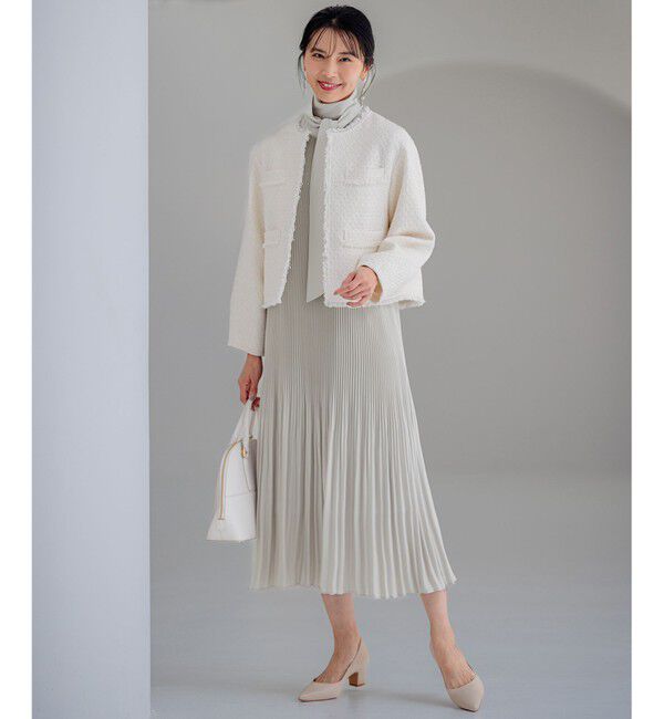 23区「【VERYコラボ】シャイニーアムンゼン プリーツ ワンピース」|ワンピース|