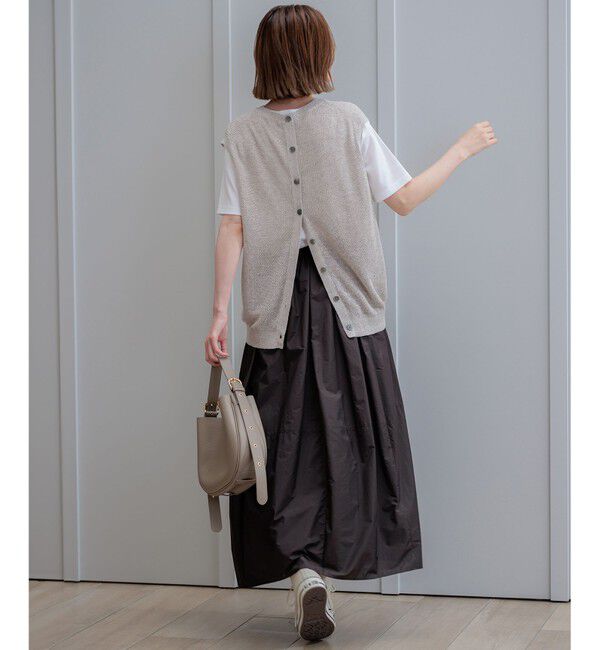 23区「【洗える】ピュアリネン ニット ベスト」|ニット・セーター|